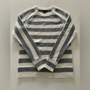 Tommy Hilfiger Sweater Striped Crewneck Woman Size XS